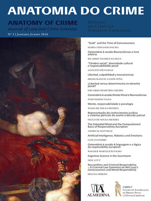 cover image of Anatomia do Crime No. 3, 2016